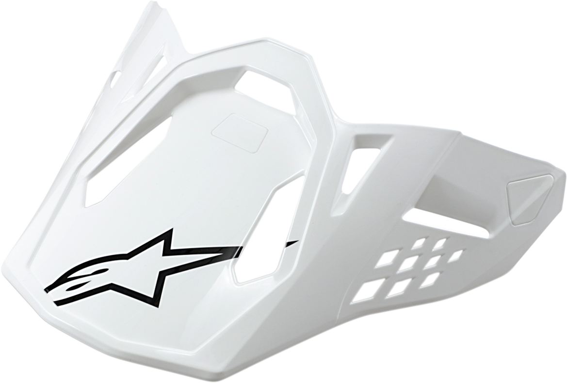 ALPINESTARS Supertech M10/Supertech M8 Visor - Gloss White 89810192180OS