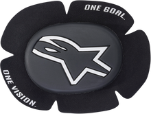 ALPINESTARS GP Sport Evo Knee Sliders - Black/White 6403020-12