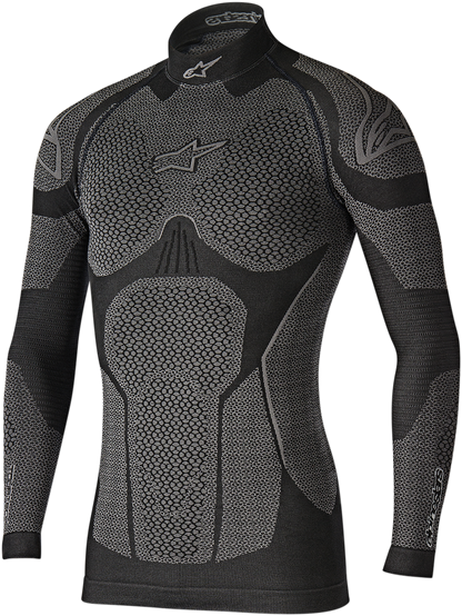 ALPINESTARS Ride Tech Winter Long-Sleeve Underwear Top - Black/Gray - XL/2XL 4752117106-XL/2
