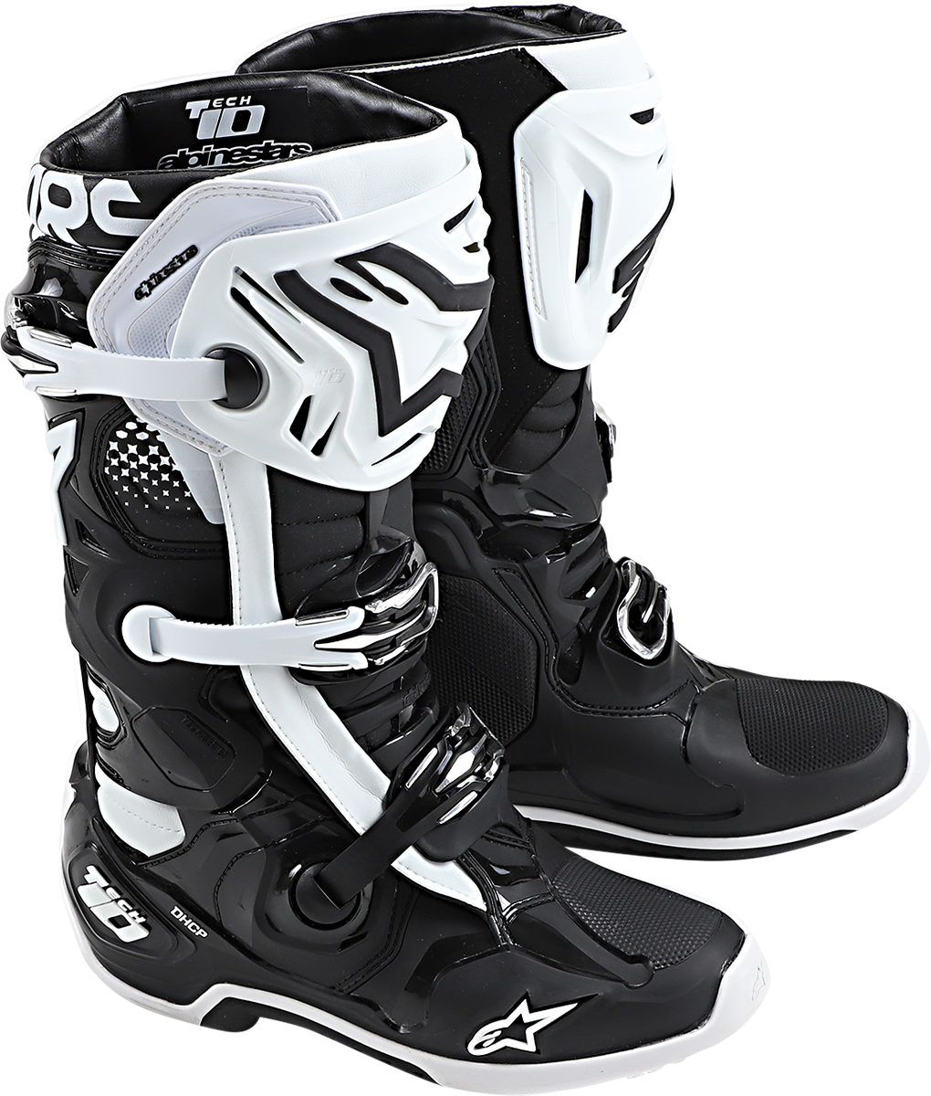 ALPINESTARS Tech 10 Boots - Black/White - US 7 / EU 40.5 2010020-12-7