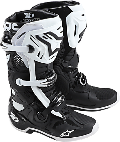 ALPINESTARS Tech 10 Boots - Black/White - US 13 / EU 48 2010020-12-13