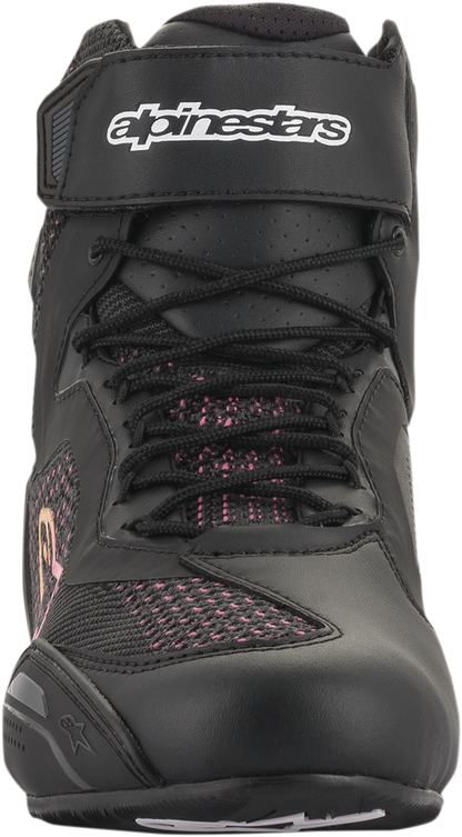 ALPINESTARS Stella Faster-3 Rideknit Shoes - Black/Yellow/Pink - US 7 / EU 38.5 251052014397
