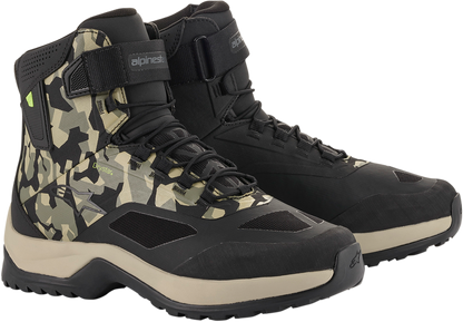 ALPINESTARS CR-6 Drystar® Shoes - Black/Brown/Green - US 9 261102016099