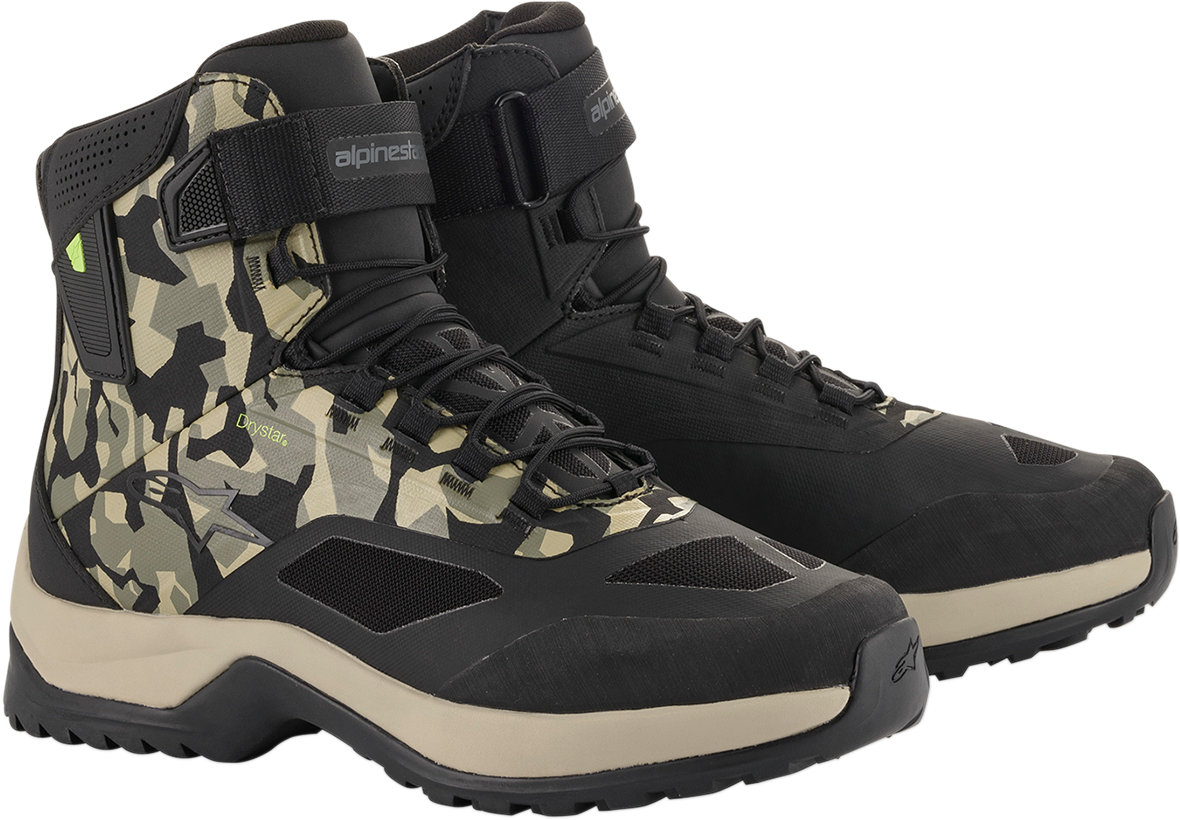 ALPINESTARS CR-6 Drystar® Shoes - Black/Brown/Green - US 11.5 2611020160911.5
