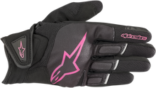 ALPINESTARS Stella Atom Gloves - Black/Fuchsia - Large 3594018-1039-L