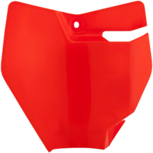 ACERBIS Front Number Plate - Fluorescent Orange 2449404617