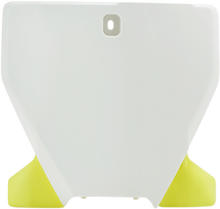ACERBIS Front Number Plate - White/Yellow 2726571070