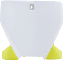ACERBIS Front Number Plate - '20 White/Yellow 2726576814