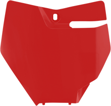 ACERBIS Front Number Plate - Red 2685950004