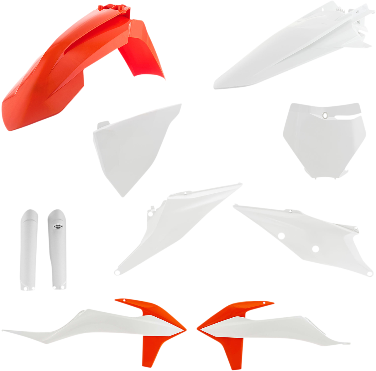 ACERBIS Full Body Kit - '21 OEM White/Orange - KTM - SX/XC '19-'22 2726497118