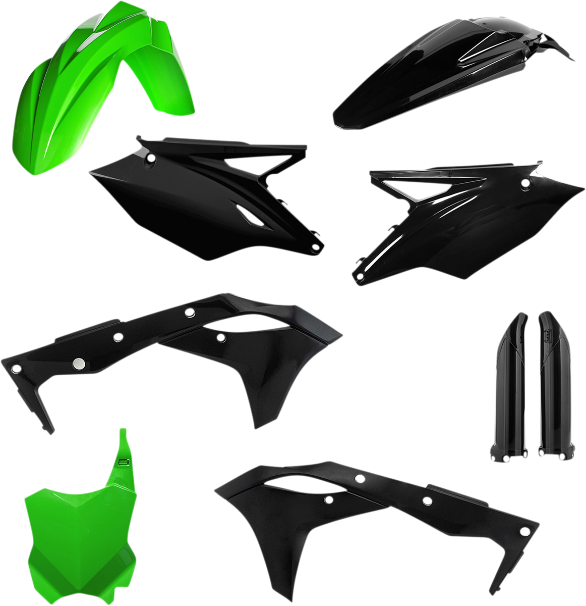 ACERBIS Full Body Kit - Green/Black - Kawasaki - KX '18-'20 2685821089