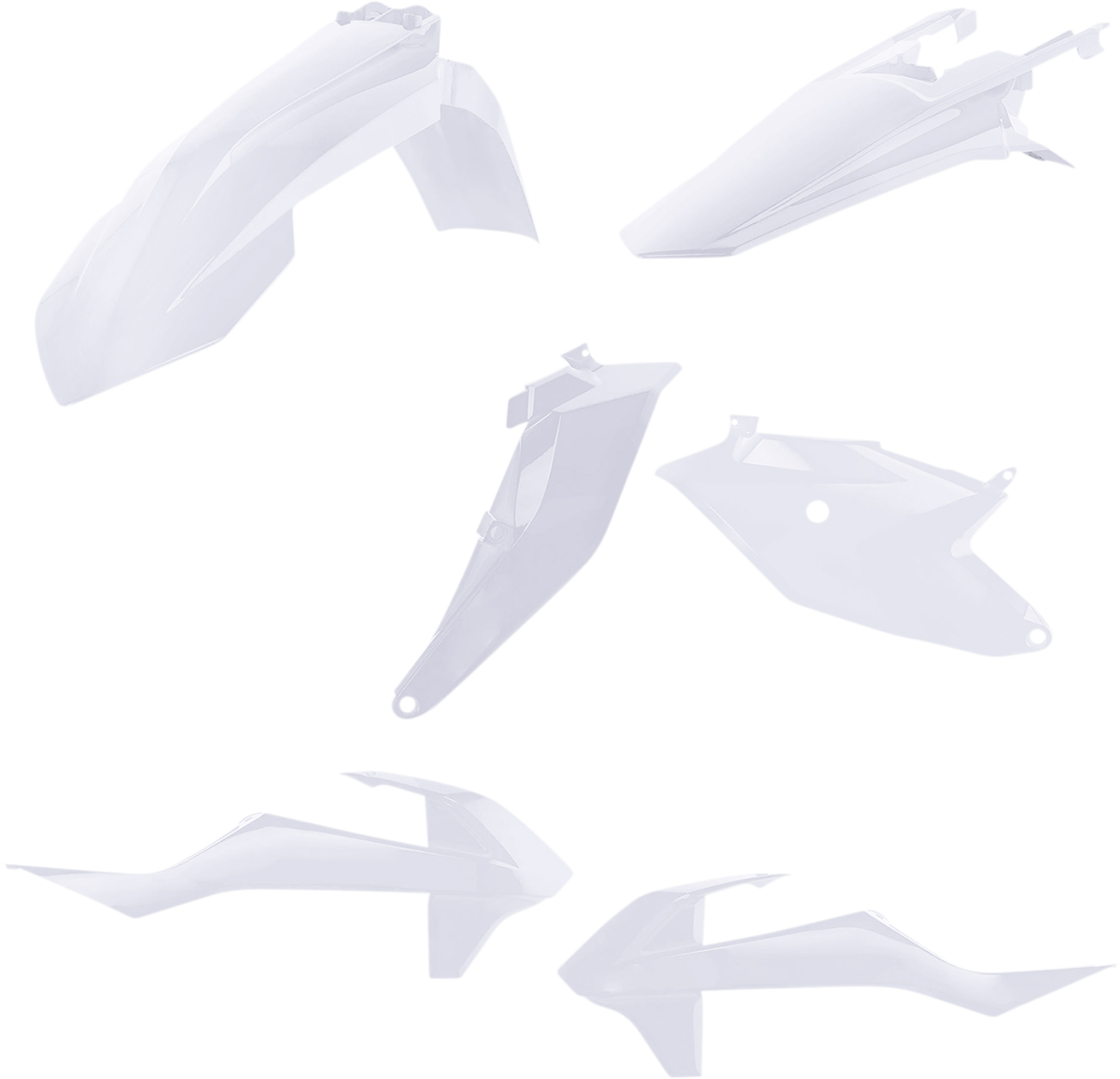 ACERBIS Standard Body Kit - '20-'21 OEM White - Gas Gas | Husqvarna | KTM '18-'24 2686017118
