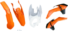 ACERBIS Standard Body Kit - '14 OEM Orange/White - KTM - SX/XC '13-'16 2314313914