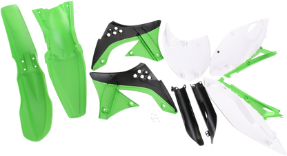 ACERBIS Full Body Kit - OEM Green/Black/White - Kawasaki - KX '09-'11 2198060145