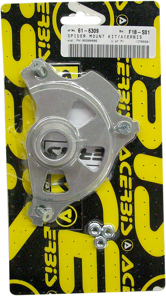 ACERBIS Disc Cover Mount Kit - Unfinished - Honda '04-'25 2043160059
