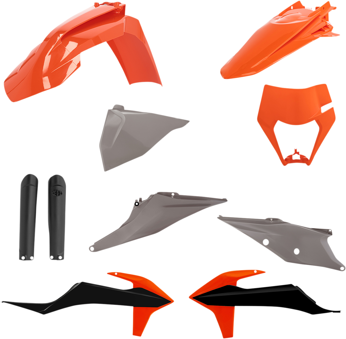 ACERBIS Full Body Kit - '21 OEM Orange/Black/Gray - KTM - EX/XC '20-'23 2791547118