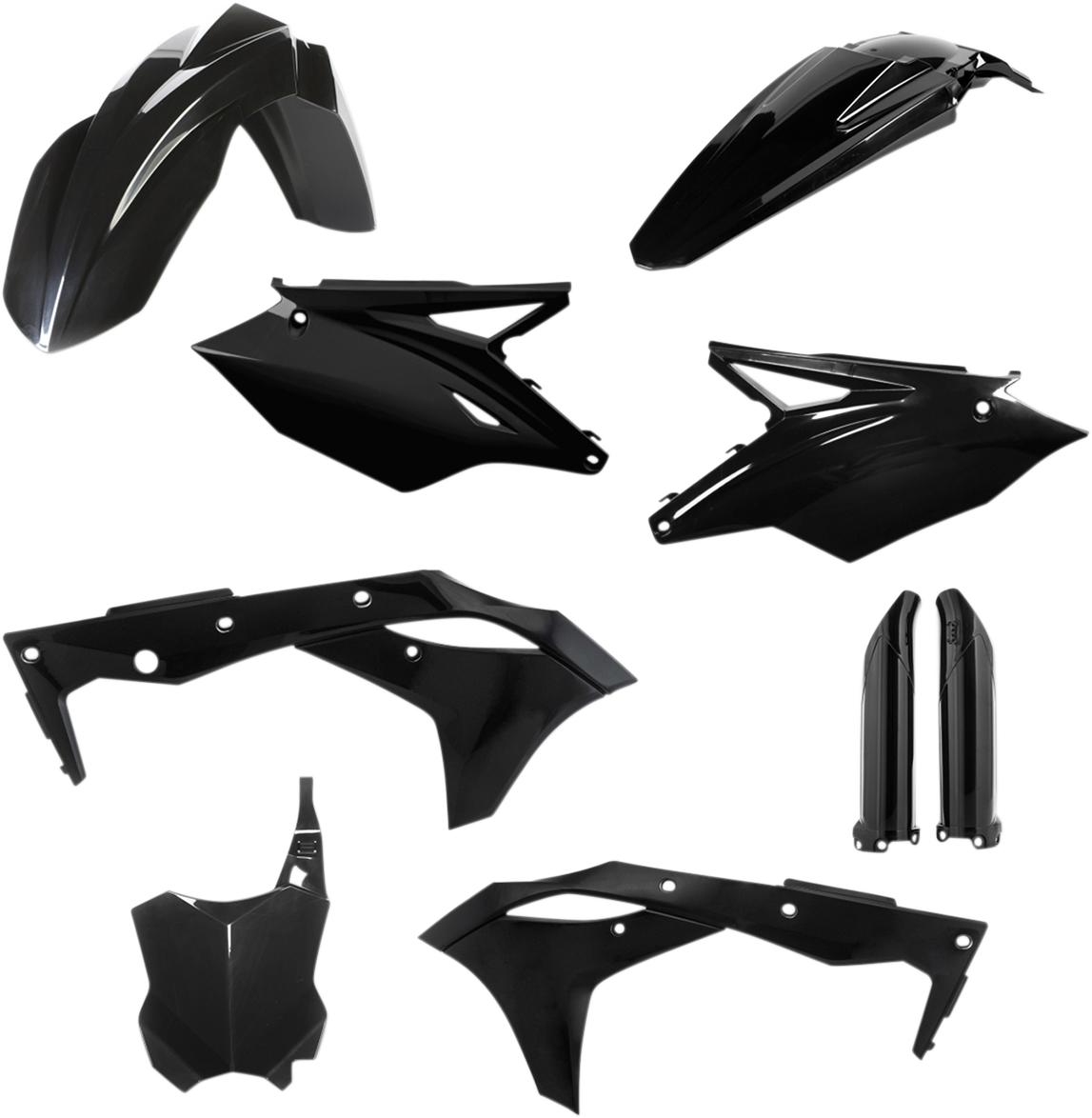 ACERBIS Full Body Kit - Black - Kawasaki - KX '18-'20 2685820001