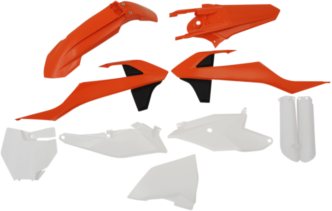 ACERBIS Full Body Kit - '18 OEM Orange/White/Black - Gas Gas | KTM - SX/MC '18-'24 2686025909