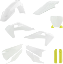ACERBIS Full Body Kit - '19 OEM White/Yellow - Husqvarna - FC/FX/TC/TX '19-'22 2726556345