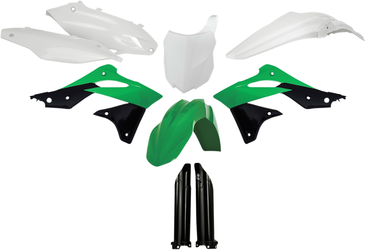 ACERBIS Full Body Kit - '14-'15 OEM Green/Black/White - Kawasaki - KX '13-'16 2314184584