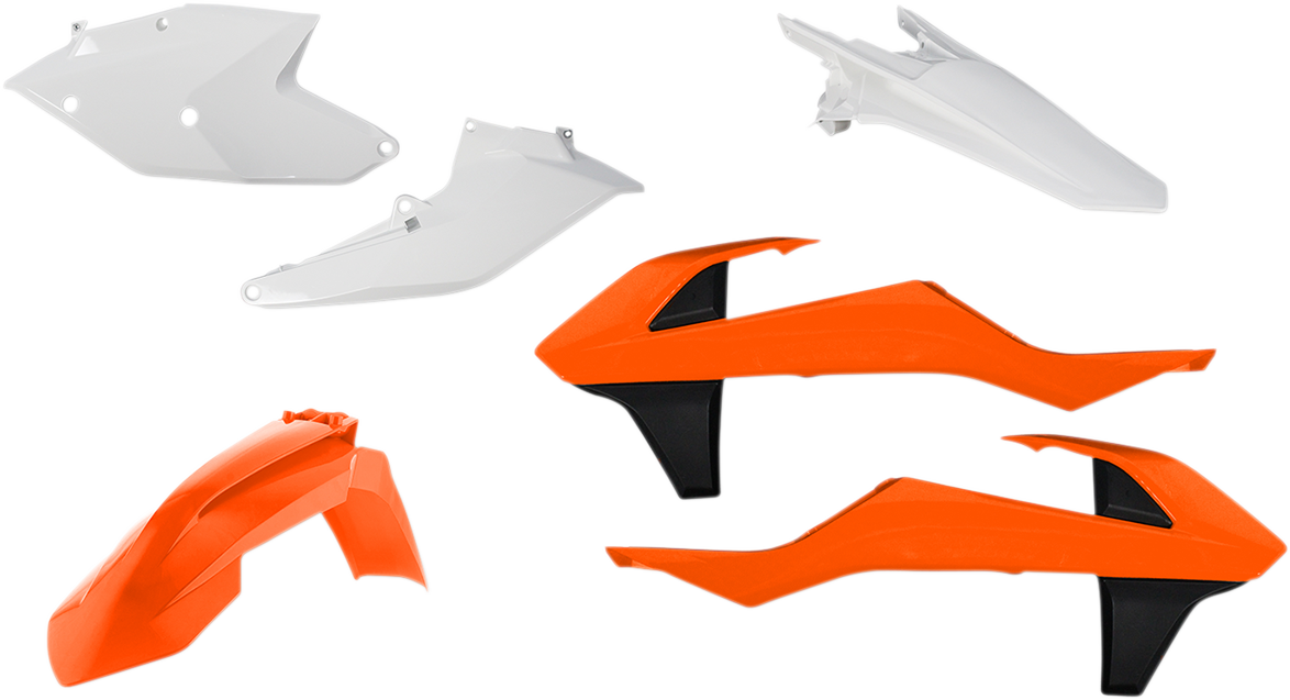 ACERBIS Standard Body Kit - '16 OEM Orange/Black/White - KTM - SX/XC '16-'18 2421075135