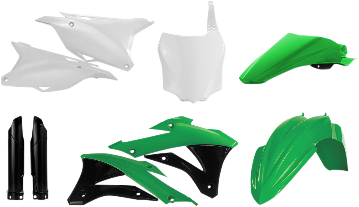 ACERBIS Full Body Kit - '16-'18 OEM Green/White/Black - Kawasaki - '14-'21 2374115135