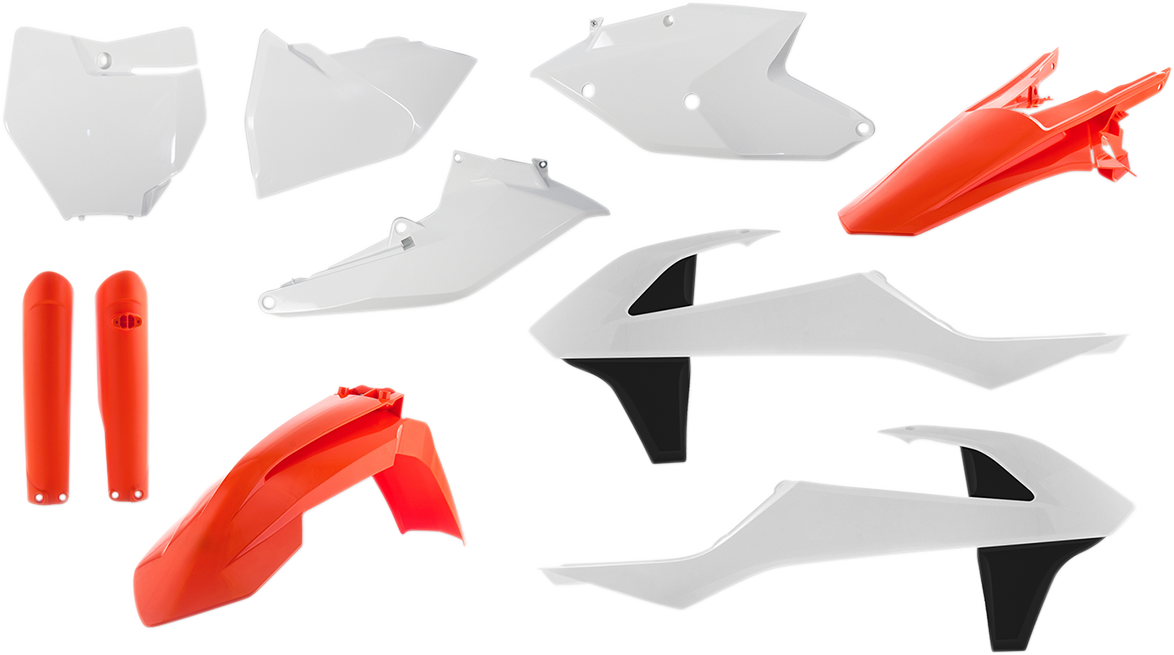 ACERBIS Full Body Kit - '17 OEM Orange/White/Black - KTM '16-'18 2421064618