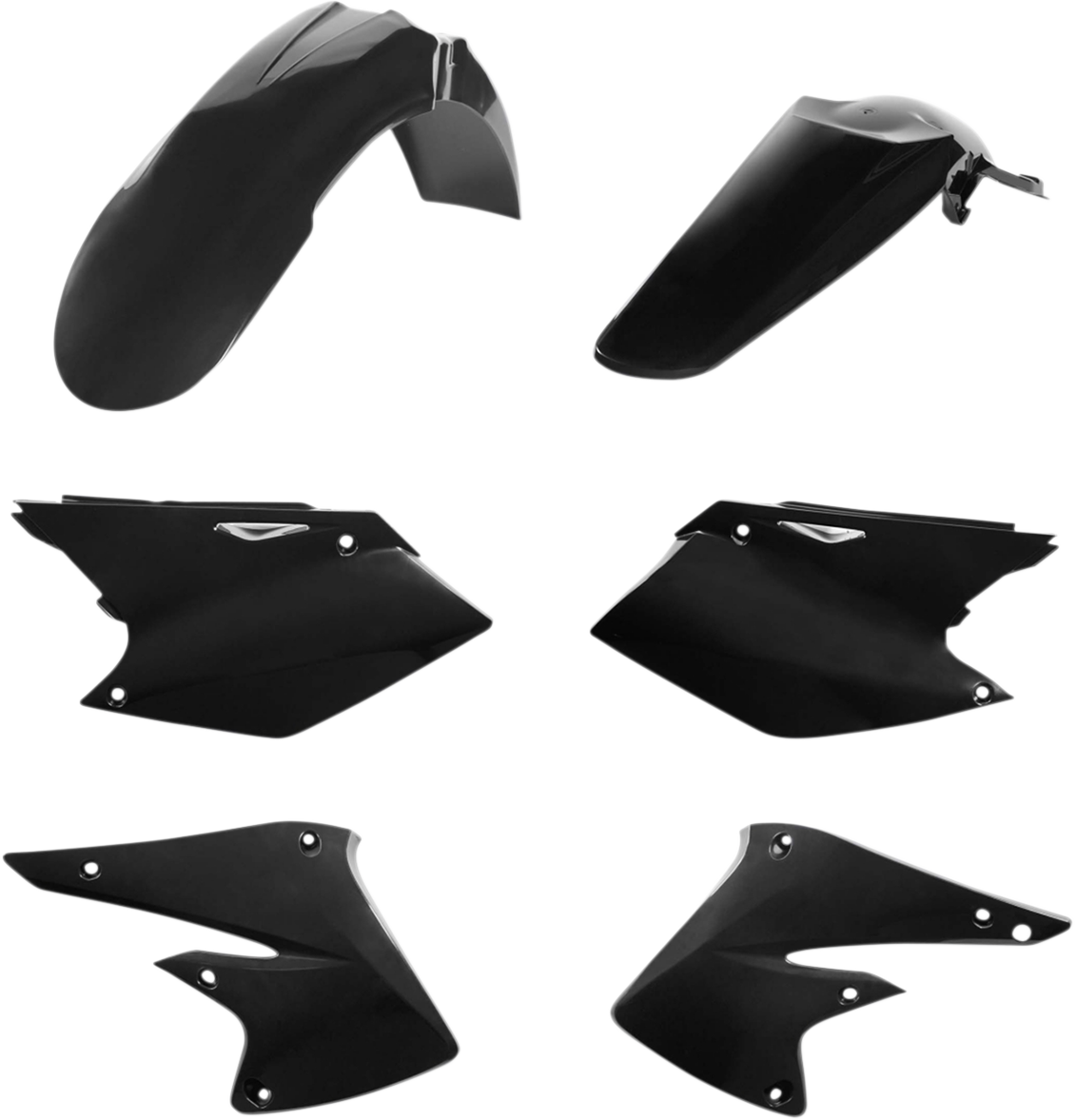 ACERBIS Standard Body Kit - Black - Kawasaki - KX '04-'05 2041110001