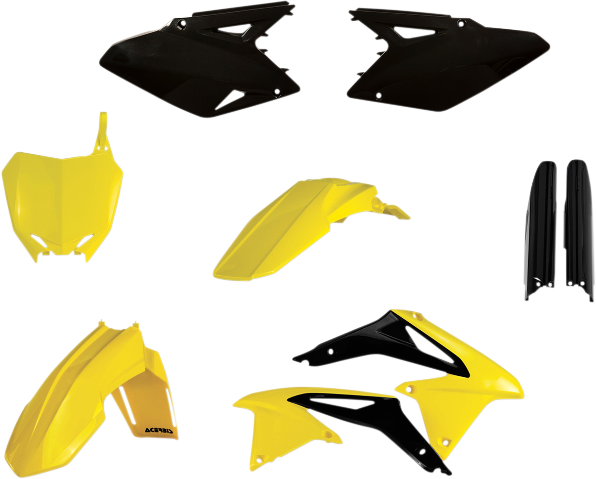 ACERBIS Full Body Kit - '17 OEM Yellow/Black - Suzuki - RMZ '08-'17 2198045569