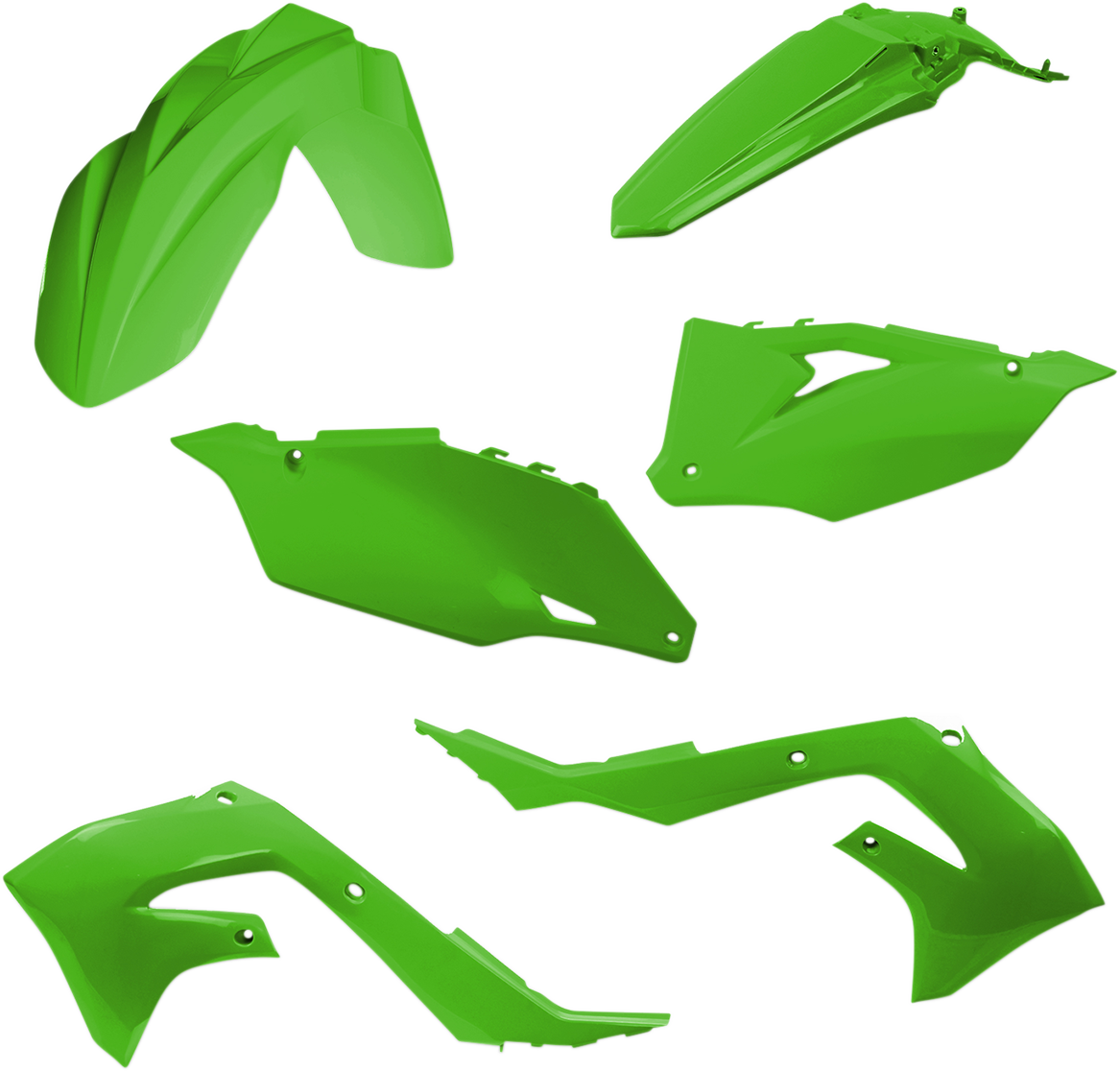 ACERBIS Standard Body Kit - Green - Kawasaki - KX '19-'24 2736280006