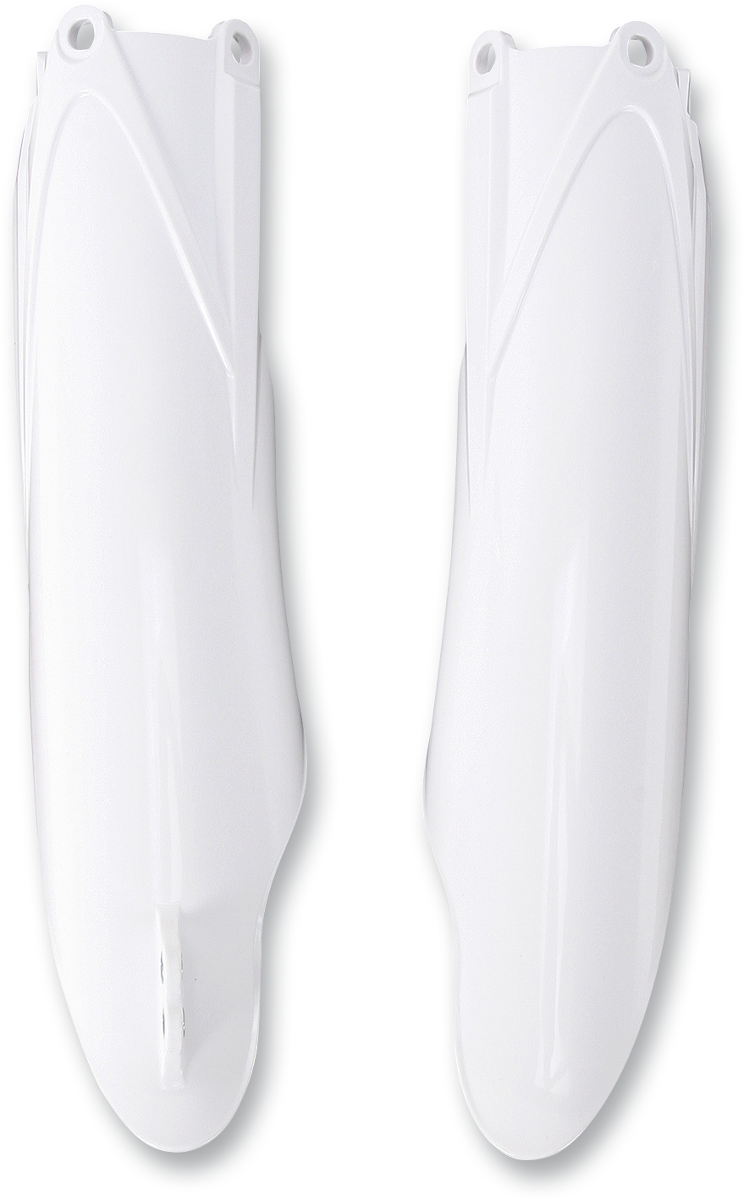 ACERBIS Fork Covers - Lower - White - Yamaha 2171840002