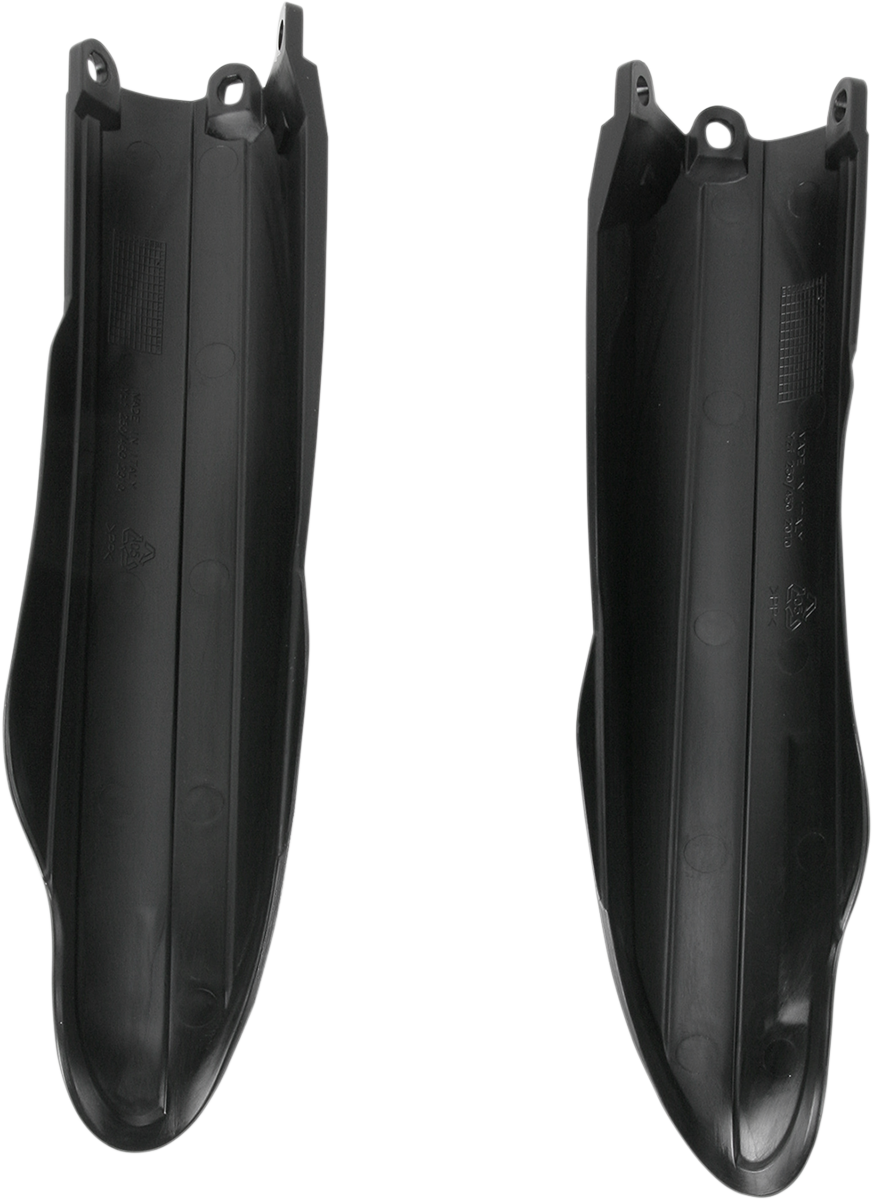 ACERBIS Fork Covers - Lower - Black - Yamaha 2171840001