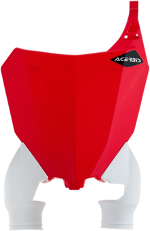 ACERBIS Raptor Number Plate - Red/White 2630771005