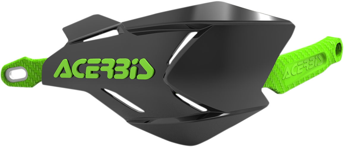 ACERBIS X-Factory Handguards - Black/Green 2634661043