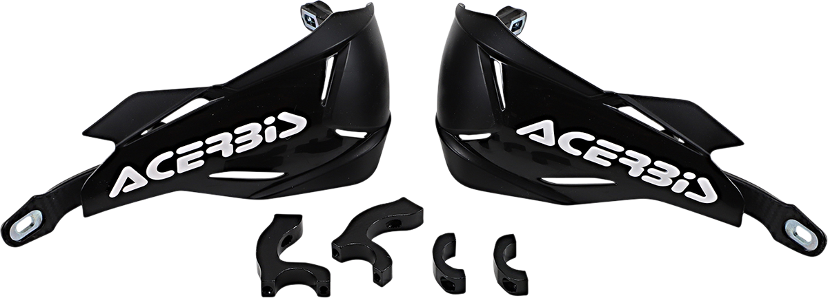 ACERBIS X-Factory Handguards - Black/Black 2634661401