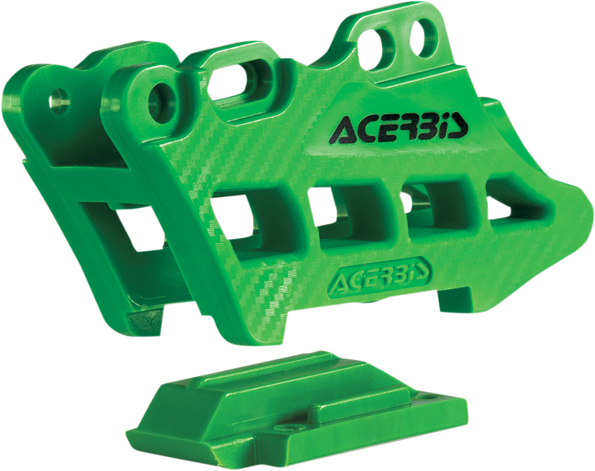 ACERBIS Complete Chain Guide Block - Green - Kawasaki 2410970006