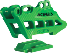 ACERBIS Complete Chain Guide Block - Green - Kawasaki 2410970006