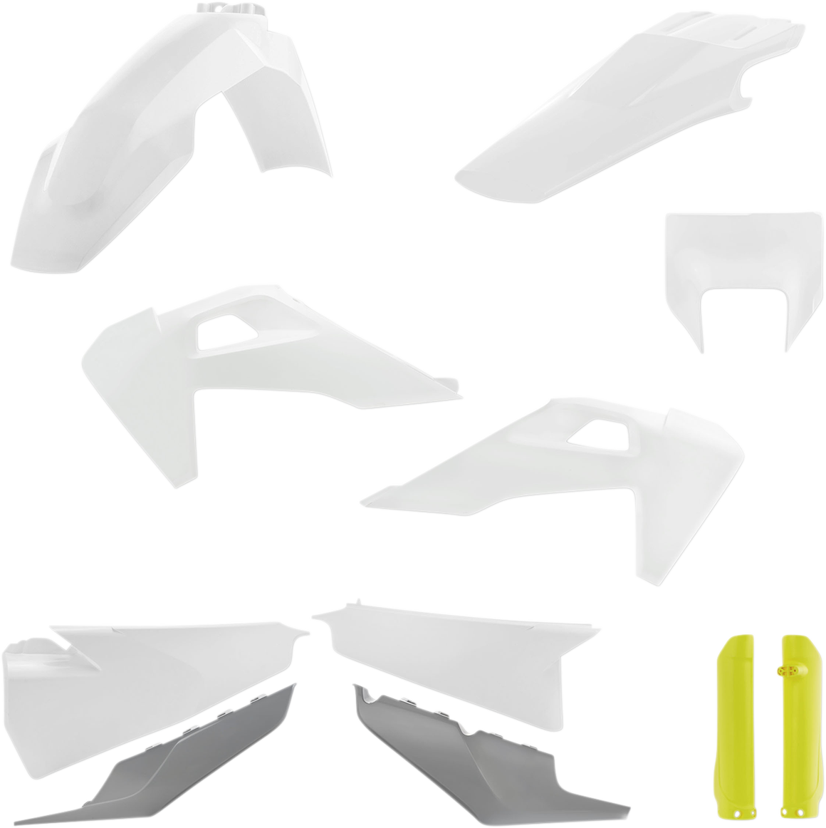ACERBIS Full Body Kit - '20 OEM White/Yellow/Gray - Husqvarna - FE/TE '20-'23 2791536812