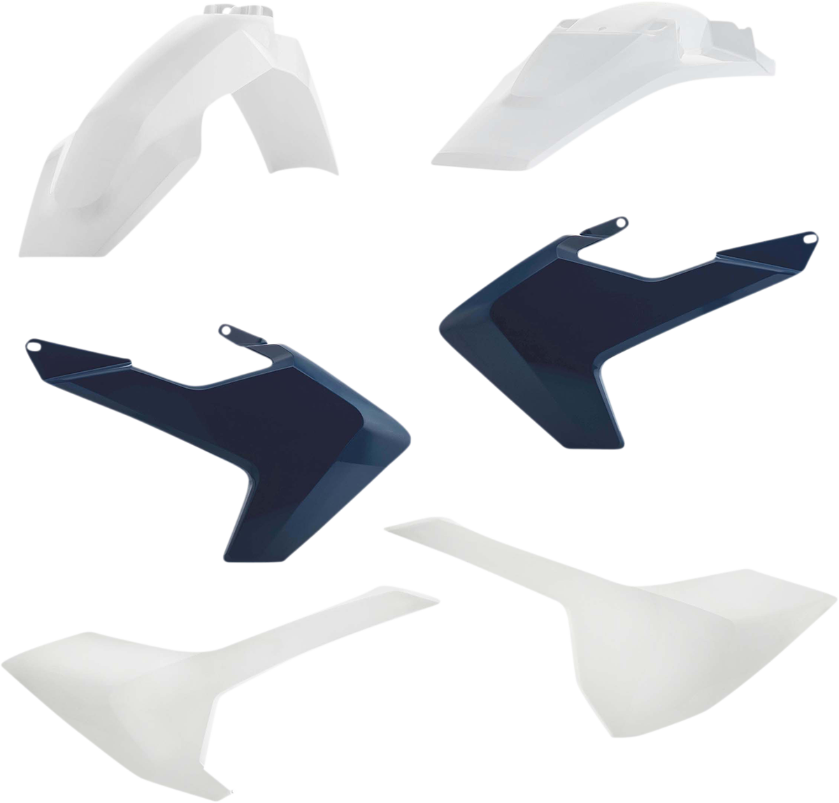 ACERBIS Standard Body Kit - '19 OEM White - Husqvarna - FE/TE '17-'19 2634026345