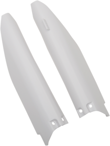 ACERBIS Fork Covers - Lower - White 2115010002