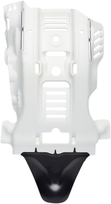 ACERBIS Skid Plate - Large - White/Black - Gas Gas | Husqvarna 2791671035