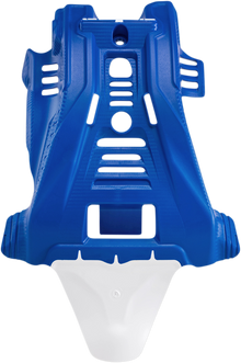 ACERBIS Skid Plate - Blue/White - Yamaha - YZ 125 2780601006
