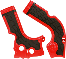 ACERBIS X-Grip Frame Guards - Red/Black - CRF 250R/450R 2374241018