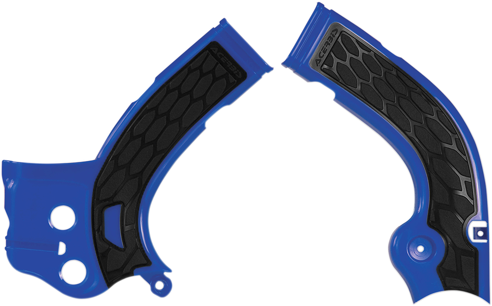 ACERBIS X-Grip Frame Guards - Blue/Black - YZ 250/450 F 2374261034