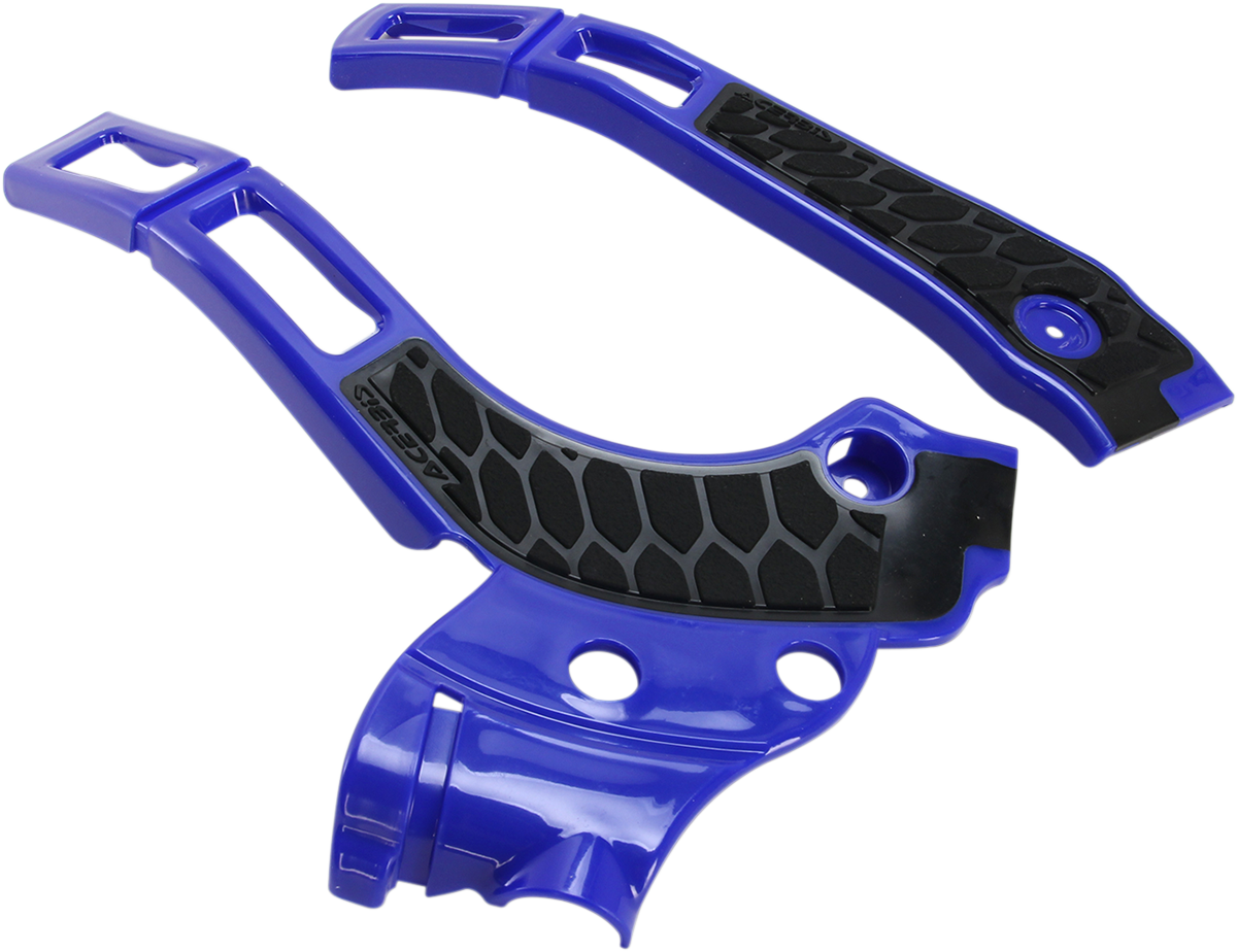 ACERBIS X-Grip Frame Guards - Blue/Black - YZ 125/250/X 2464741034