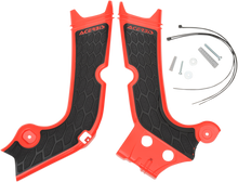 ACERBIS X-Grip Frame Guards - Red/Black - CRF 250/450 R/RX 2630711018