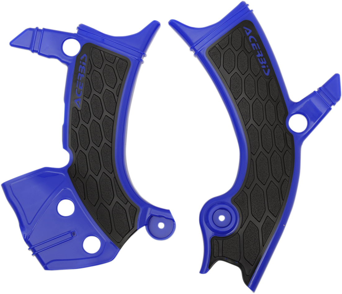ACERBIS X-Grip Frame Guards - Blue/Black - Yamaha 2689411034