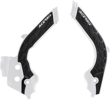 ACERBIS X-Grip Frame Guards - White/Black - Gas Gas | Husqvarna 2733451035