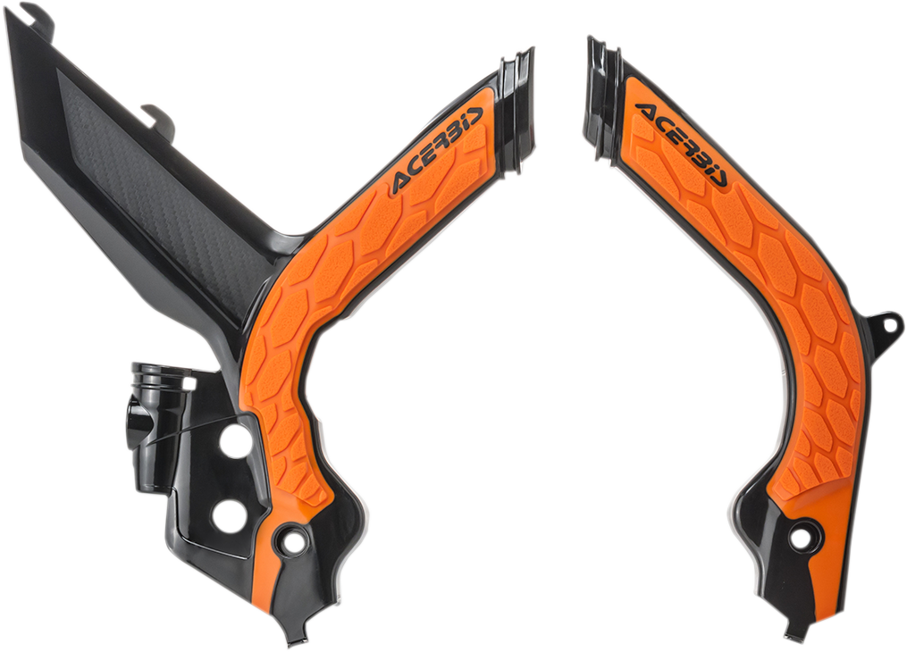 ACERBIS X-Grip Frame Guards - '16 OEM OrangeBlack - KTM 2783155229