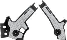 ACERBIS X-Grip Frame Guards - Black/Silver - DR 650S/SE 2801931001